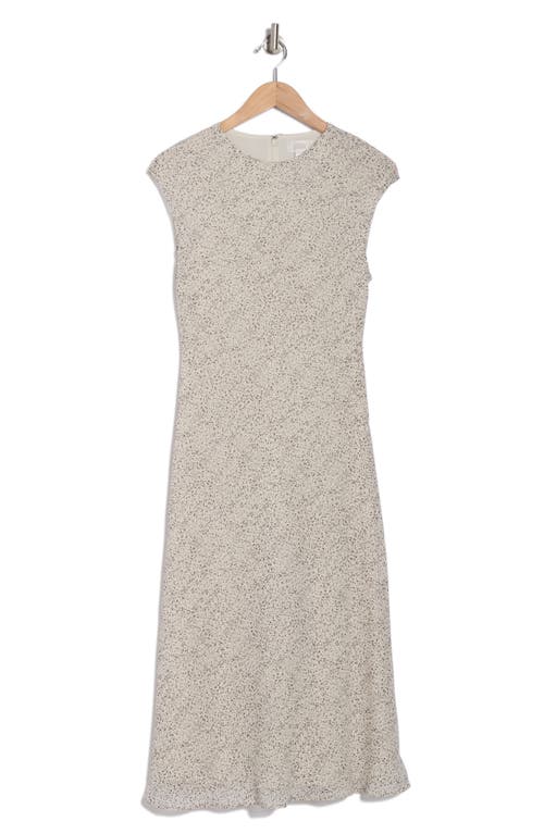 Nordstrom Rack Cap Sleeve Bias Cut Midi Dress In Neutral