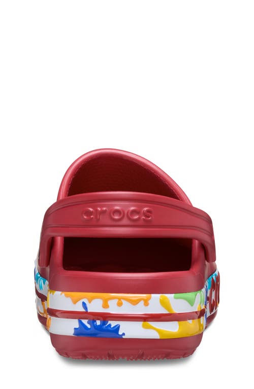 Crocs Kids' Bayaband Clog In Red