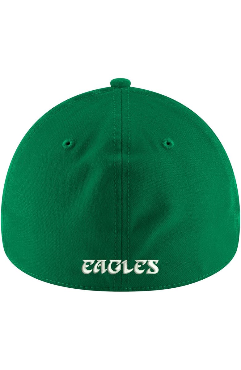 New Era Men's New Era Kelly Green Philadelphia Eagles Historic 39THIRTY Flex Hat, Alternate, color,