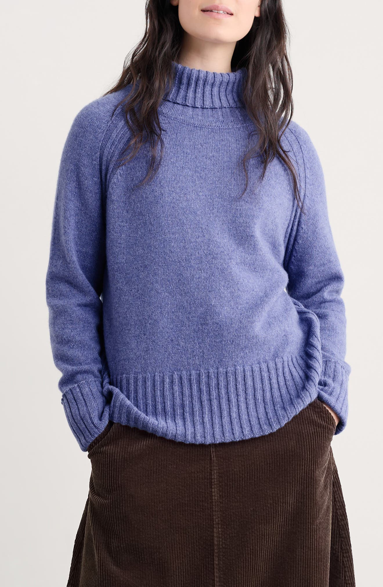 Seasalt Cornwall Basset Cove Merino Wool Blend Turtleneck Sweater