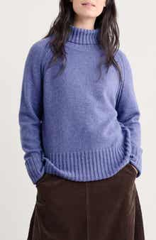 Seasalt Cornwall Basset Cove Merino Wool Blend Turtleneck Sweater
