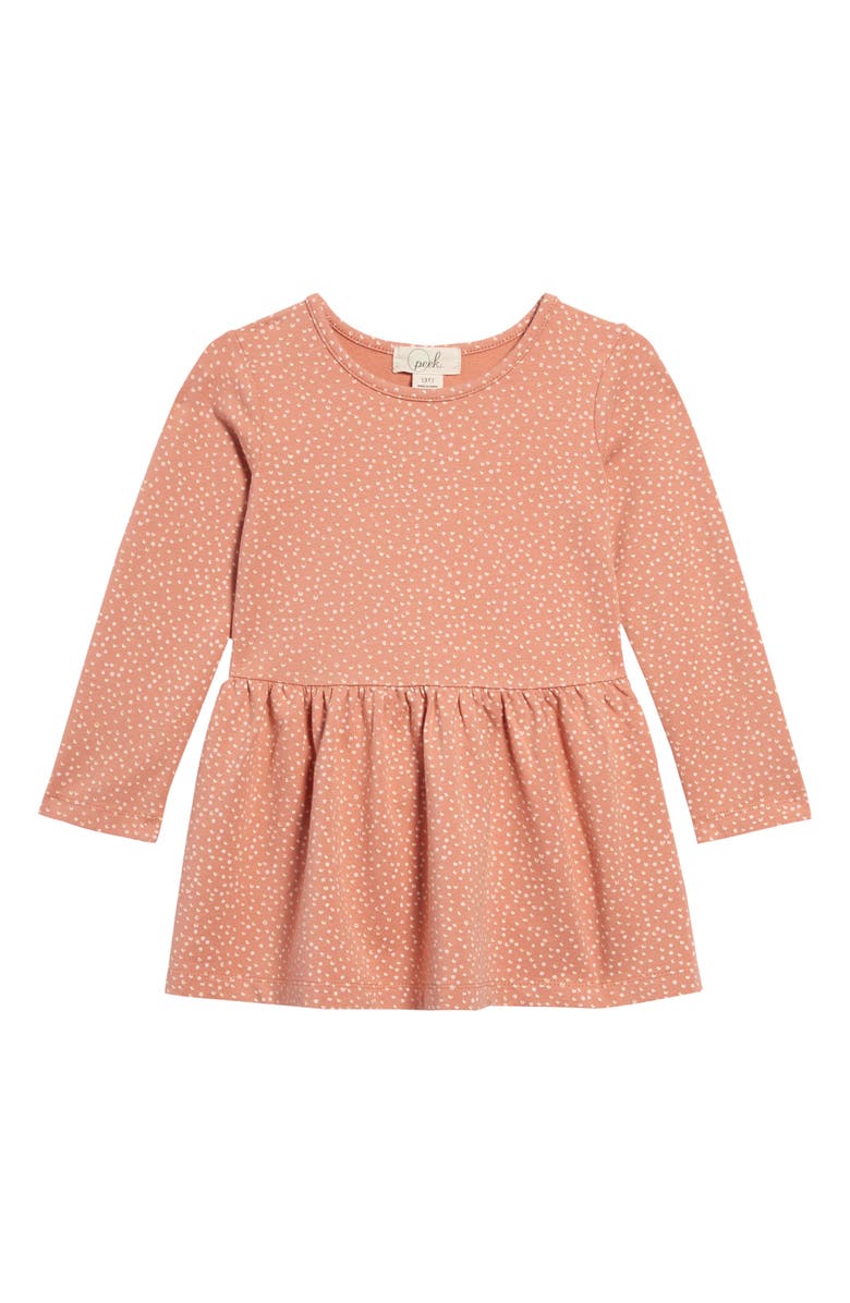 Peek Aren't You Curious Maddie Long Sleeve Drop Waist Dress, Main, color, 