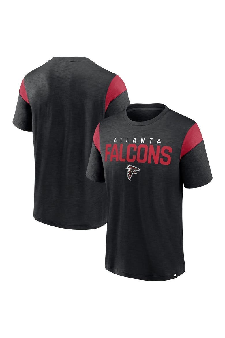 Men's Fanatics Branded Black Atlanta Falcons Home Stretch Team T-Shirt, Main, color, Black
