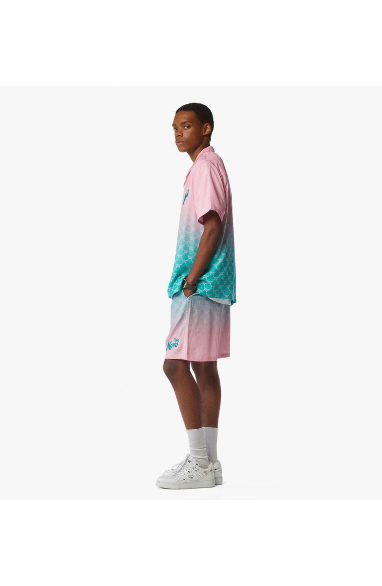 MCM x SNIPES Gradation Monogram Shirt, Alternate, color, Pink