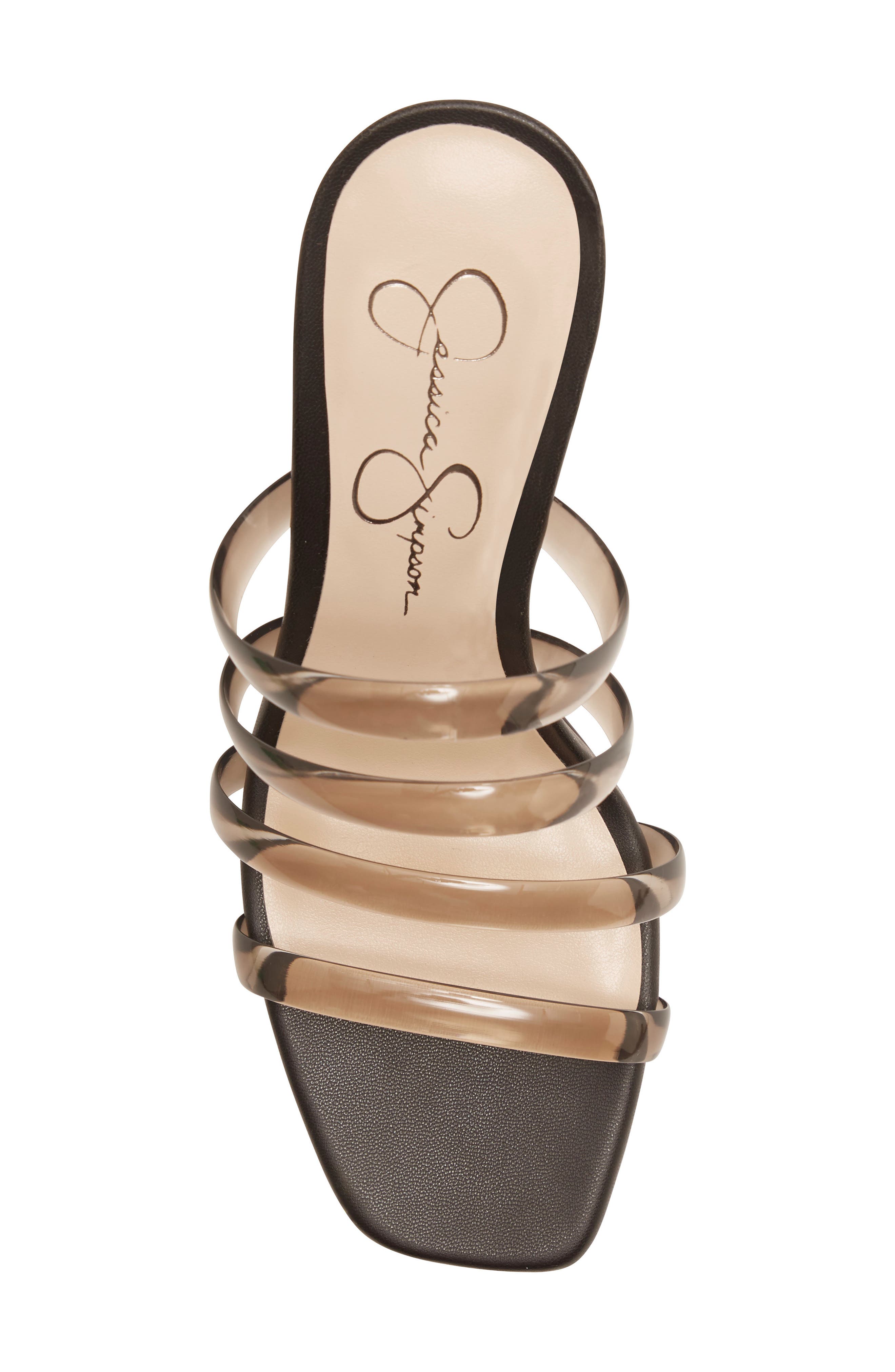 Jessica Simpson Oniela Clear Strap Slide Sandal, Alternate, color, 