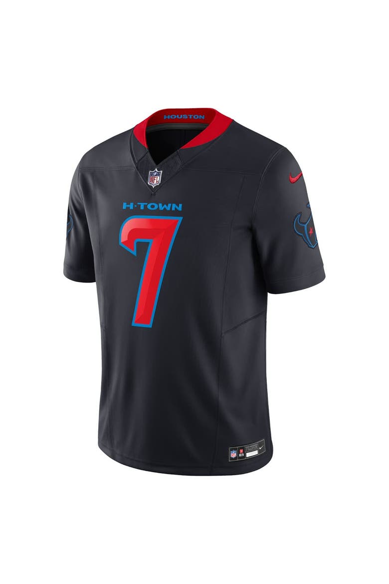 Men's Nike C.J. Stroud Navy Houston Texans 2nd Alternate Vapor F.U.S.E. Limited Jersey, Alternate, color, Navy