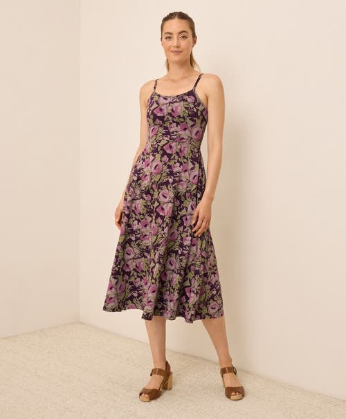 Pact Organic Cotton Fit & Flare Midi Dress