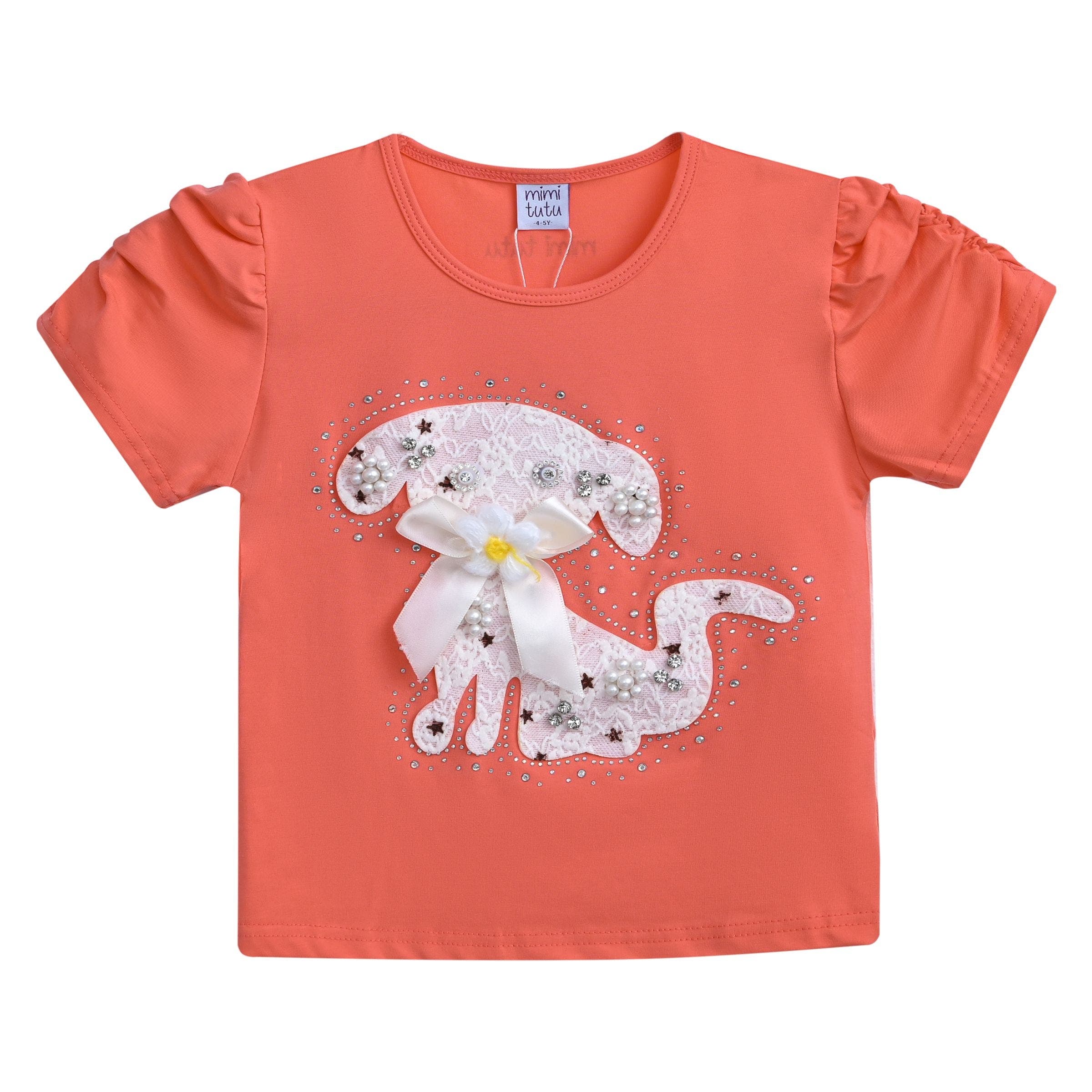 orange tops for girls