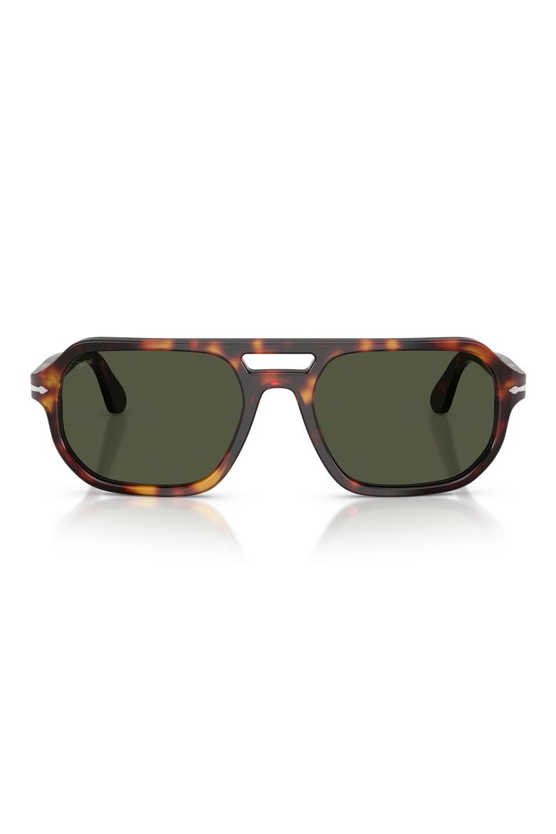56mm Guido Pillow Sunglasses, Main, color, HAVANA / GREEN
