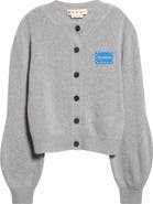 Marni Mending Logo Cashmere Cardigan