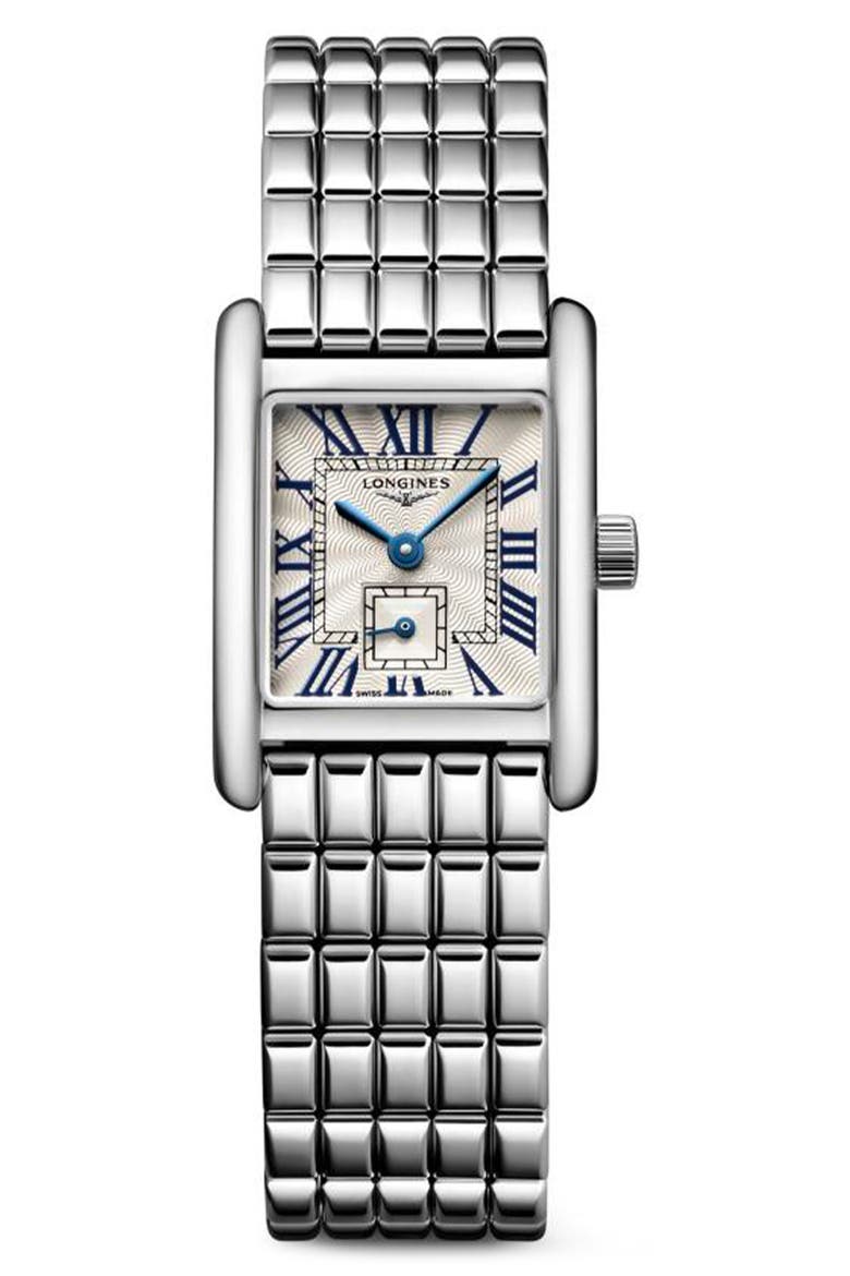 Mini DolceVita Bracelet Watch, 21.5mm x 29mm, Main, color, SILVER