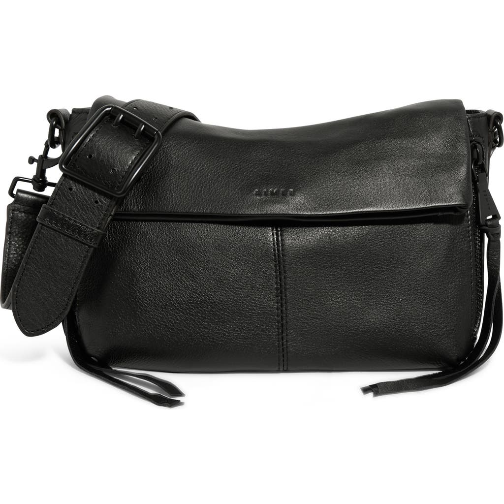 Aimee Bali Double Entry Crossbody Bag In Black