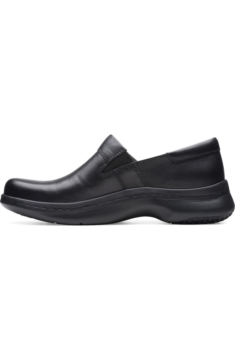 Clarks<sup>®</sup> Pro Gem Clog, Alternate, color, Black Leather