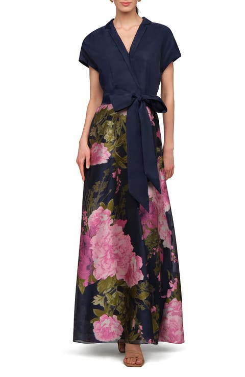 Samira Tie Belt Gown