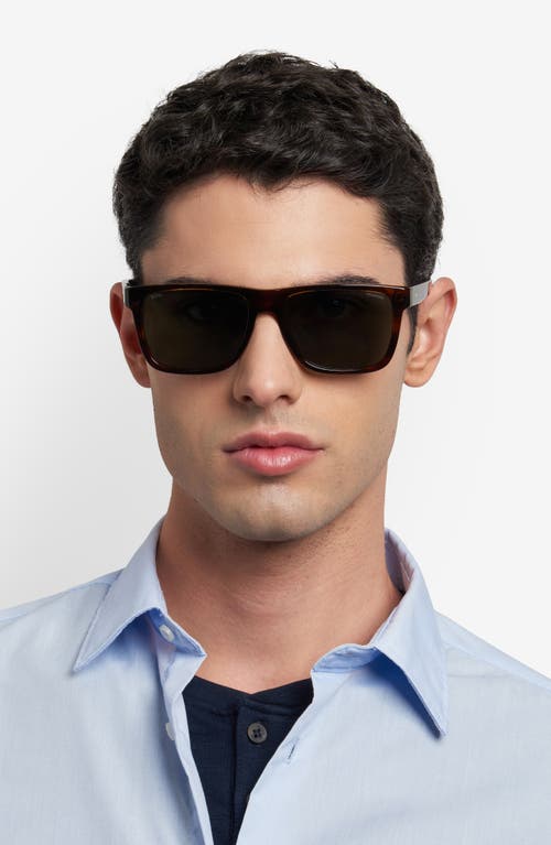 Hugo Boss Boss 57mm Gradient Polarized Square Sunglasses