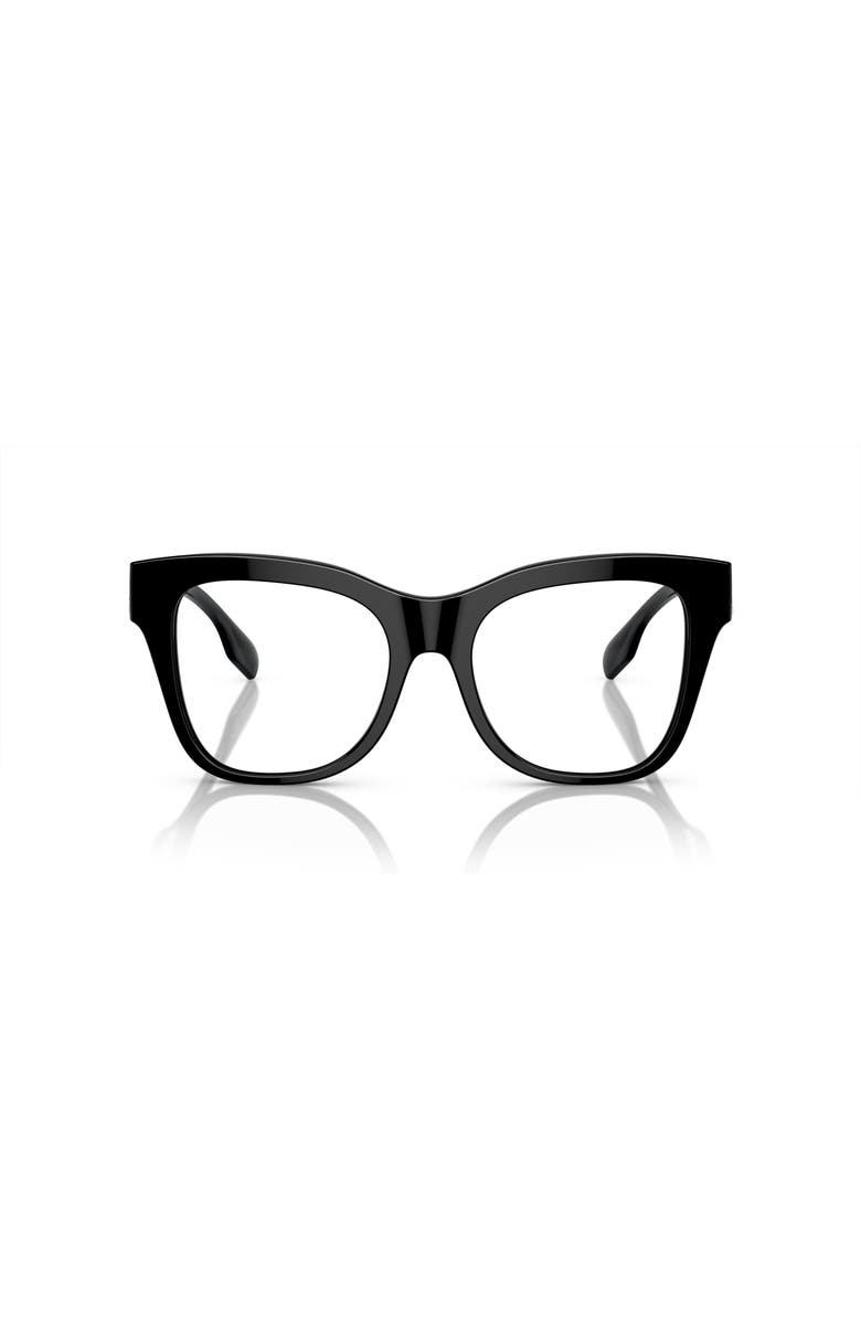 Burberry 52mm Square optical glasses, Alternate, color, Black