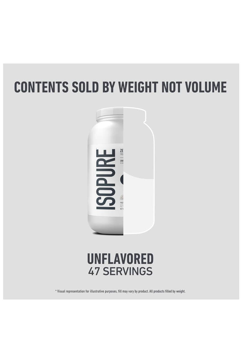 Zero Carb High Protein Whey Isolate Powder, Alternate, color, None