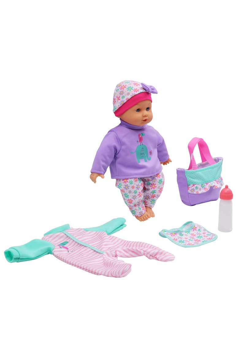Baby Keepsake Gift Set W/ 14" Baby Doll & Accessories, Alternate, color, Multicolored