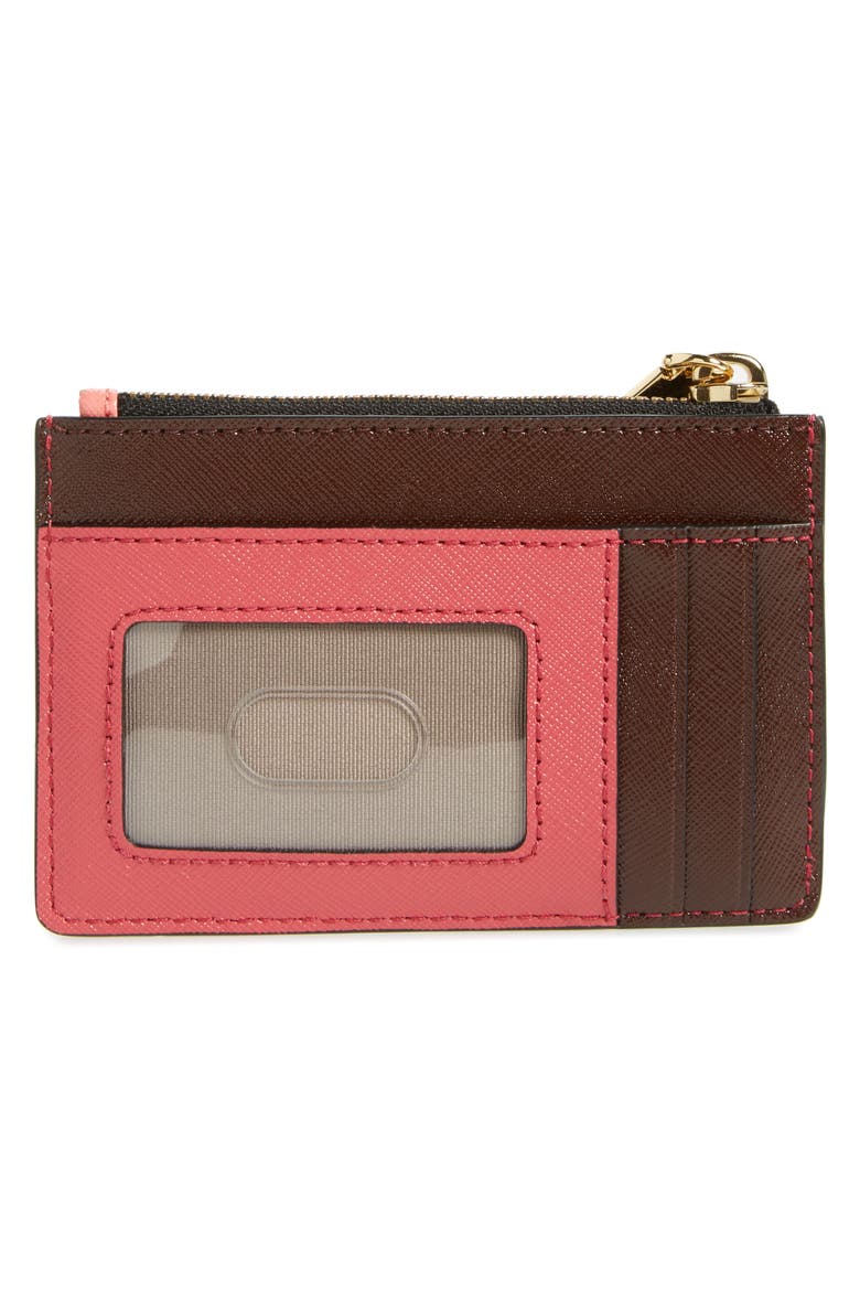 Snapshot Leather ID Wallet, Alternate, color, CORAL MULTI