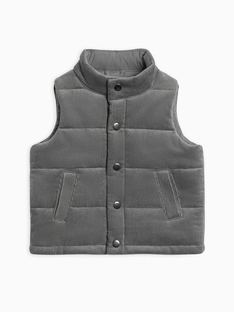 Idris Corduroy Snap Vest (Toddler 
Little Kid)