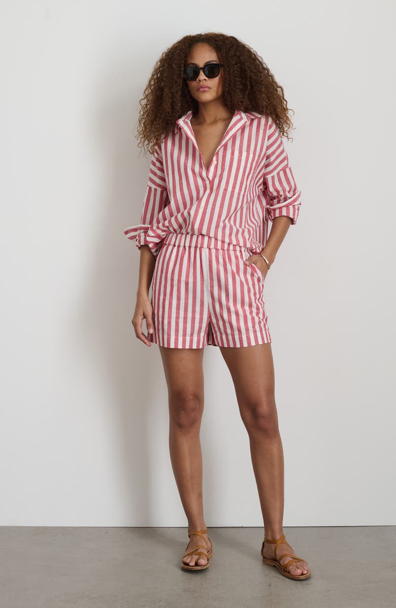 Alex Mill Poolside Stripe Shorts, Alternate, color,