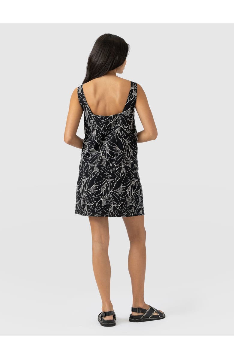 Saint + Sofia Corinne Cami Dress, Alternate, color, Black Embroidered