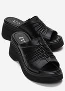 Forever & Always Shoes Nellie Leather Platform Sandal