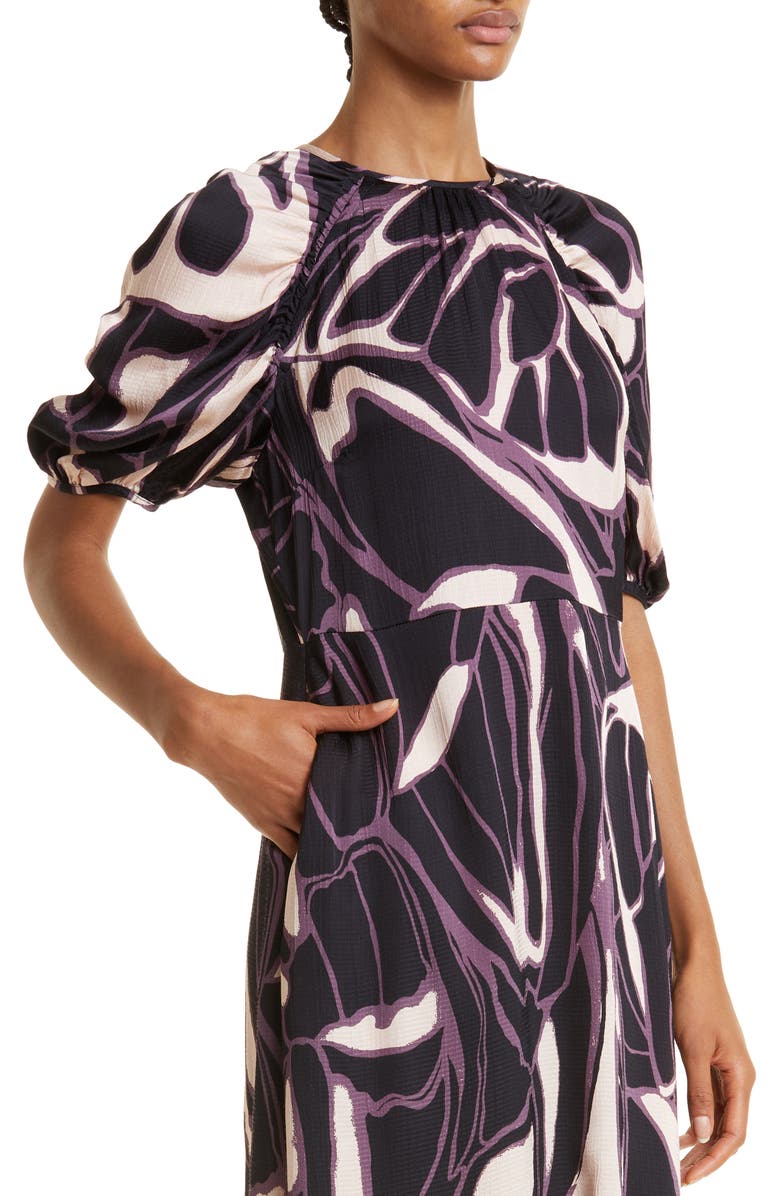 Ted Baker London Gilliaa Abstract Floral Fit & Flare Dress, Alternate, color,