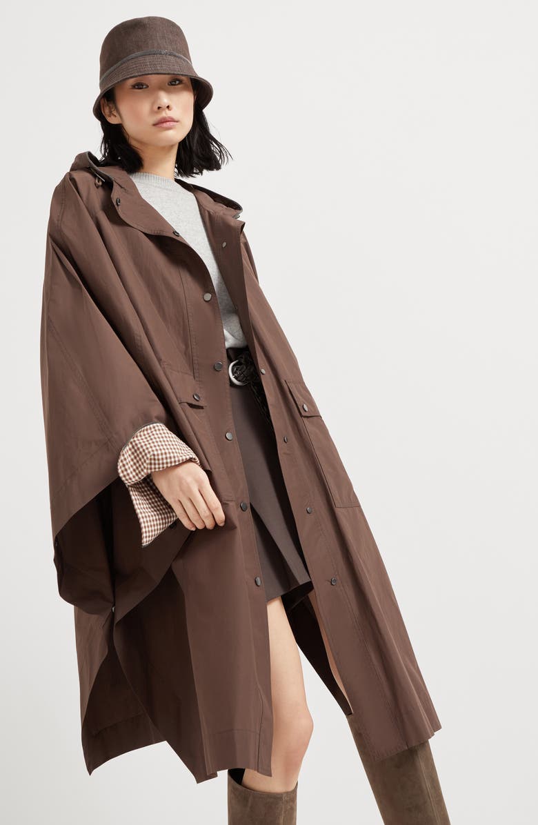 Brunello Cucinelli Parka with monili, Alternate, color, Pine Cone Brown