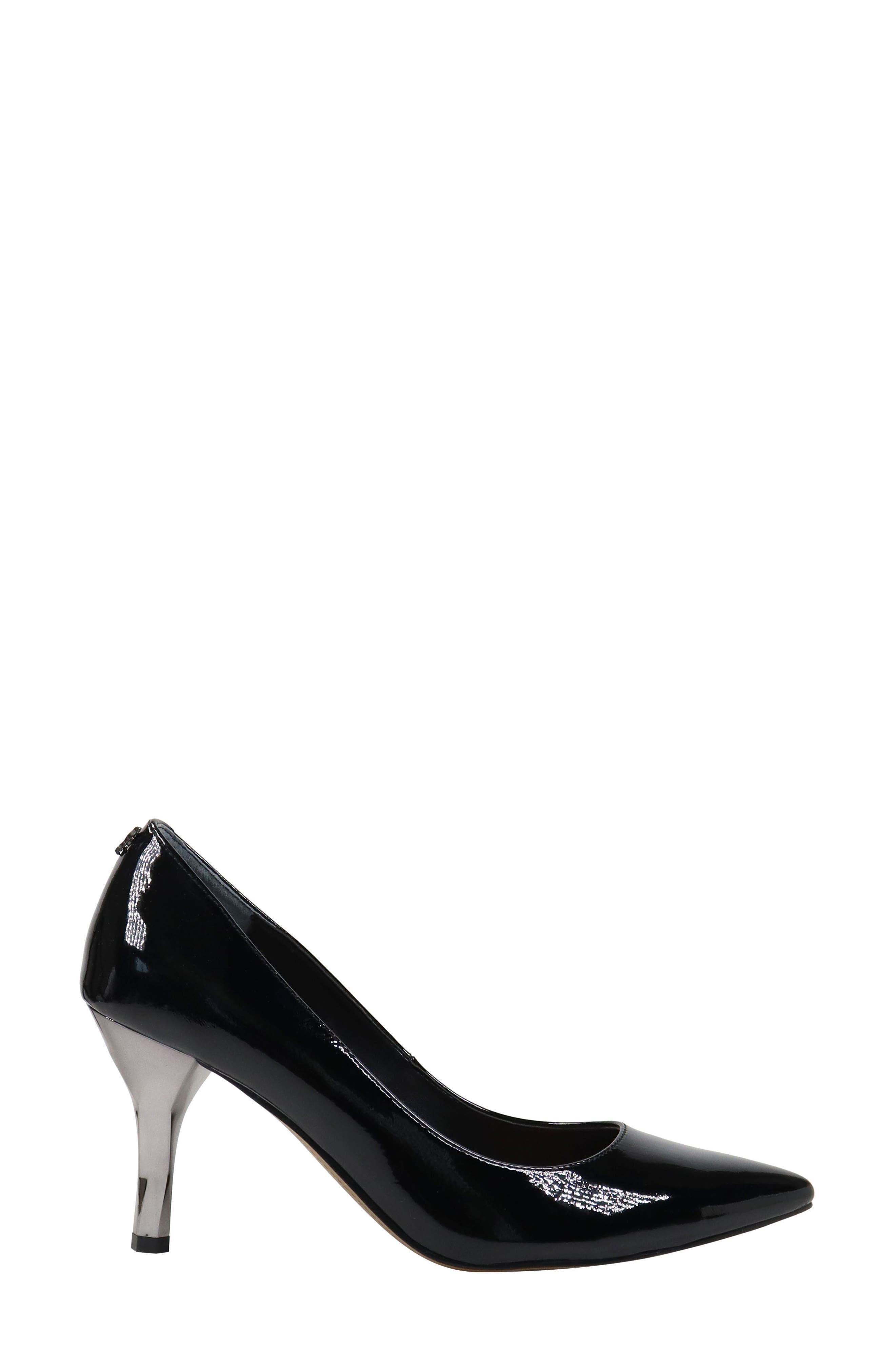 J. Reneé Kanan Pointed Toe Pump, Alternate, color, Black