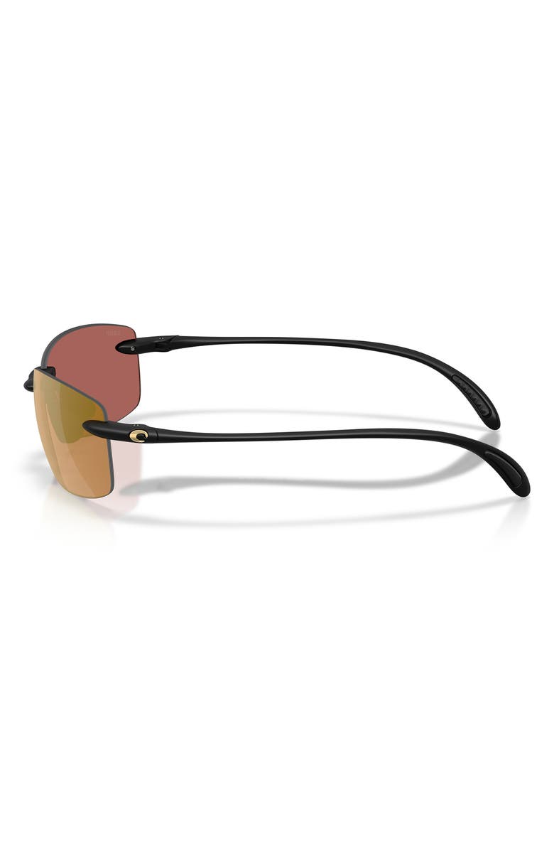 Costa Del Mar Ballast 60mm Sunglasses, Alternate, color, Matte Black / Gold Mirror