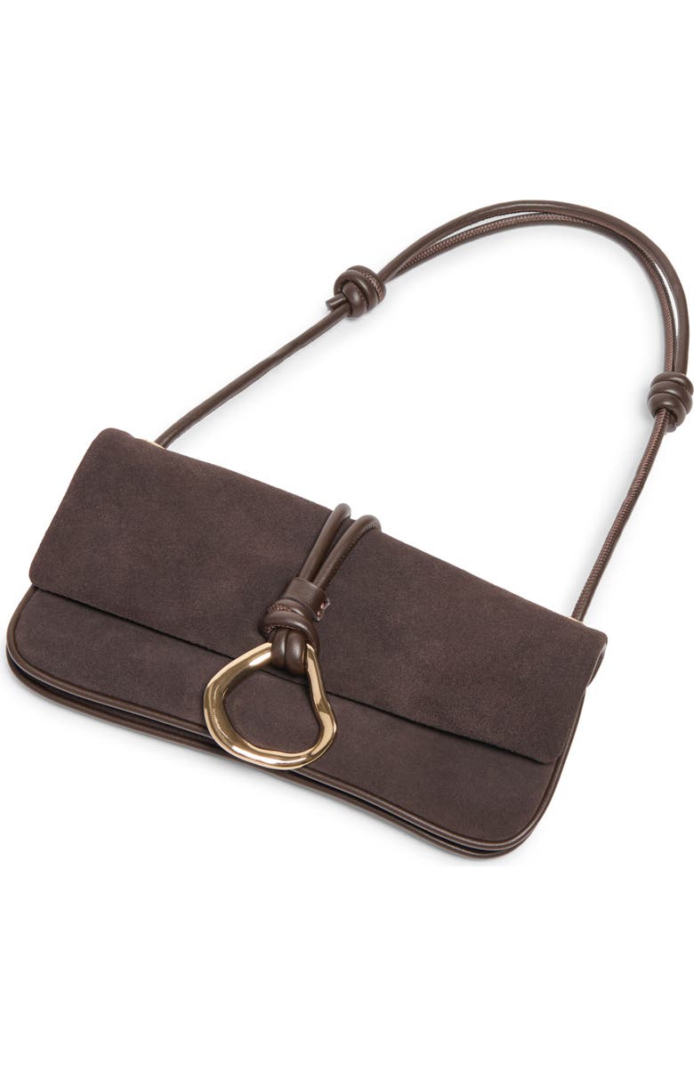 Dolce Vita Balen Leather Shoulder Bag, Alternate, color, Chocolate