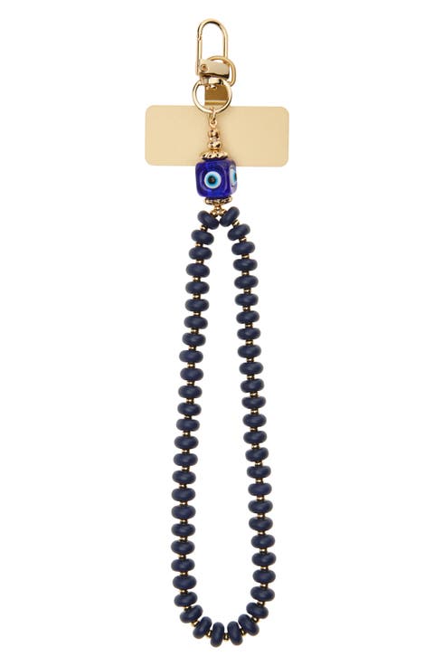 Evil Eye Beaded Phone Wrist Strap