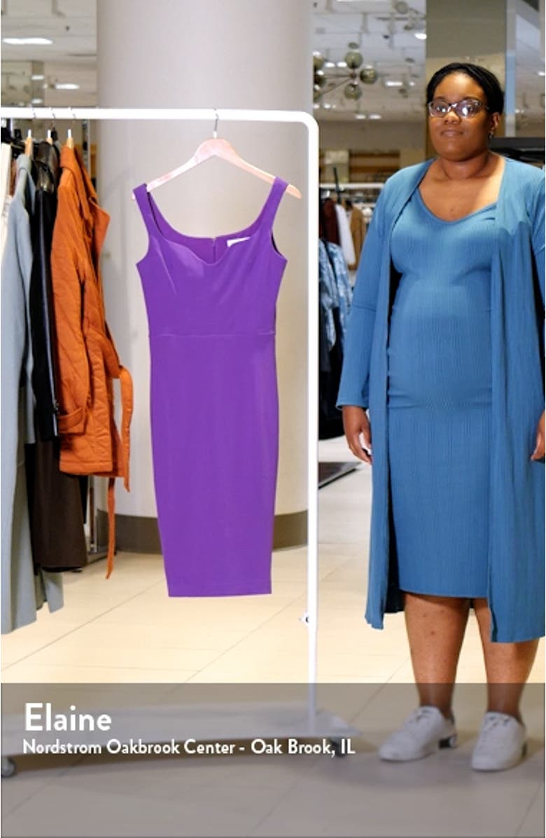 Sloane Sleeveless Sheath Dress, sales video thumbnail