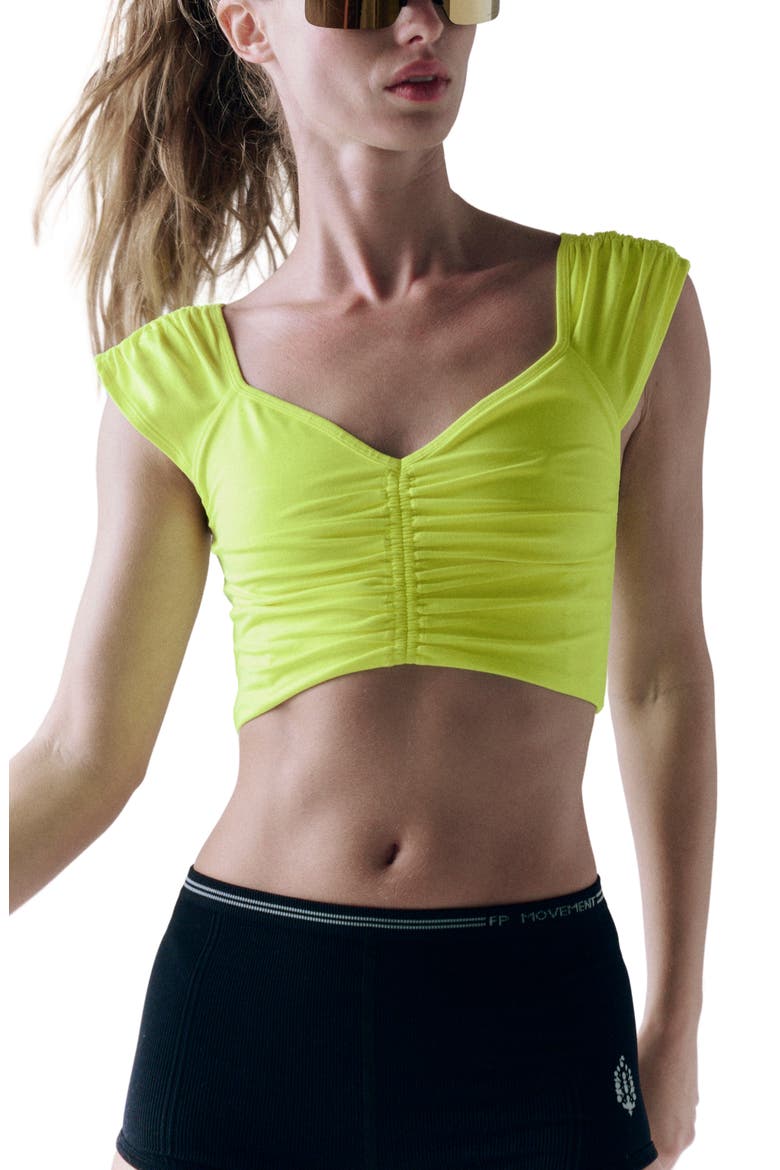 FP Movement Breathe Deeper Crop Top, Main, color, HIGHLIGHTER
