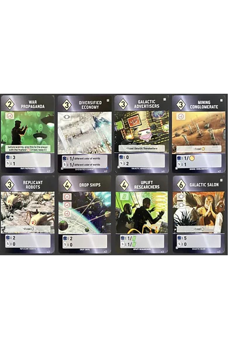 Rio Grande Games-ACH Jump Drive Terminal Velocity Expansion Galaxy Race Card Game, 15 Players, Alternate, color, Multicolored