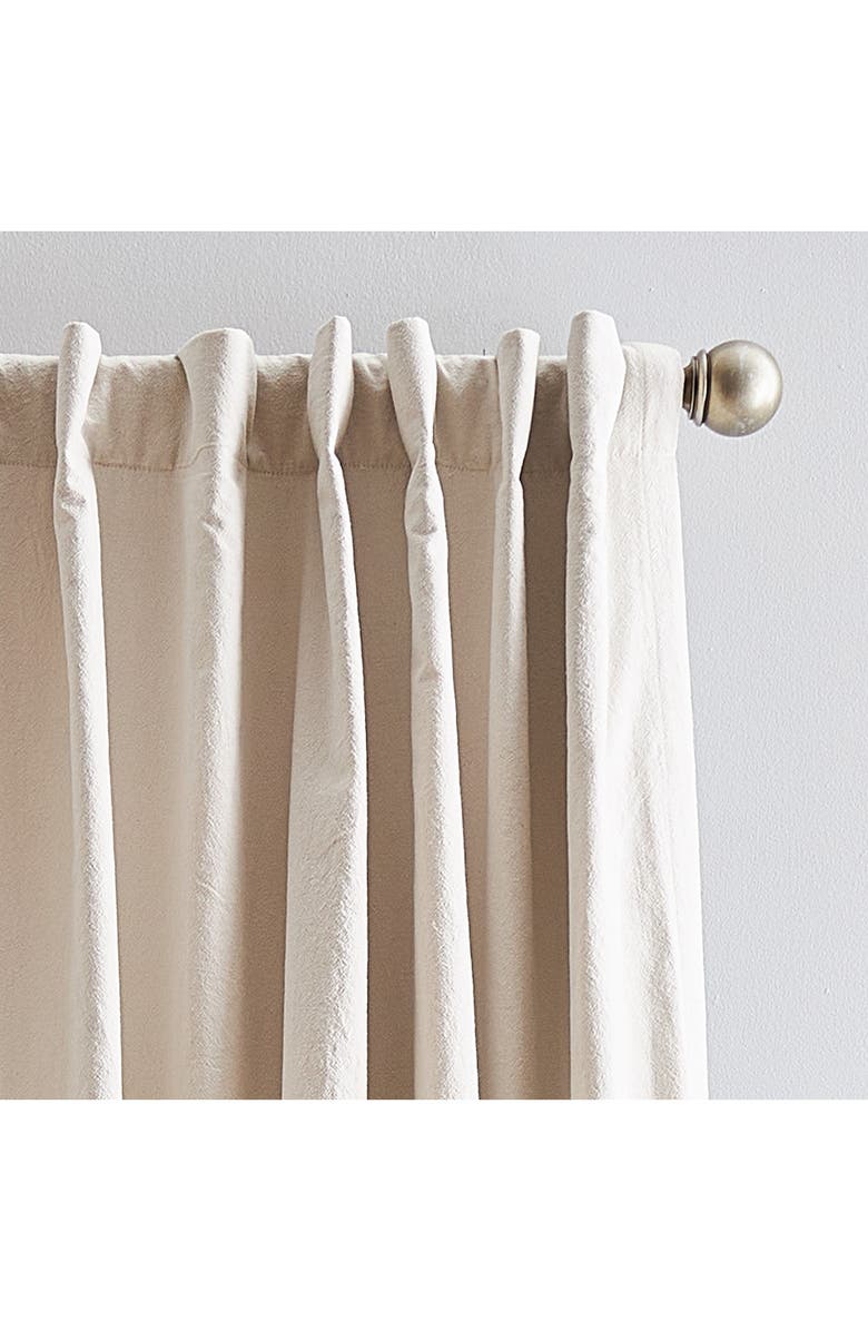 Peri Home Sanctuary Set of 2 Lined Linen Curtain Panels, Alternate, color, Linen