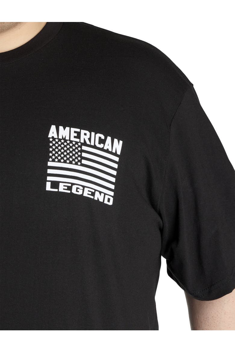 Big & Tall American Legend Graphic Tee, Alternate, color, BLACK