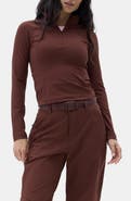 Halfdays Julie Quarter Zip Top