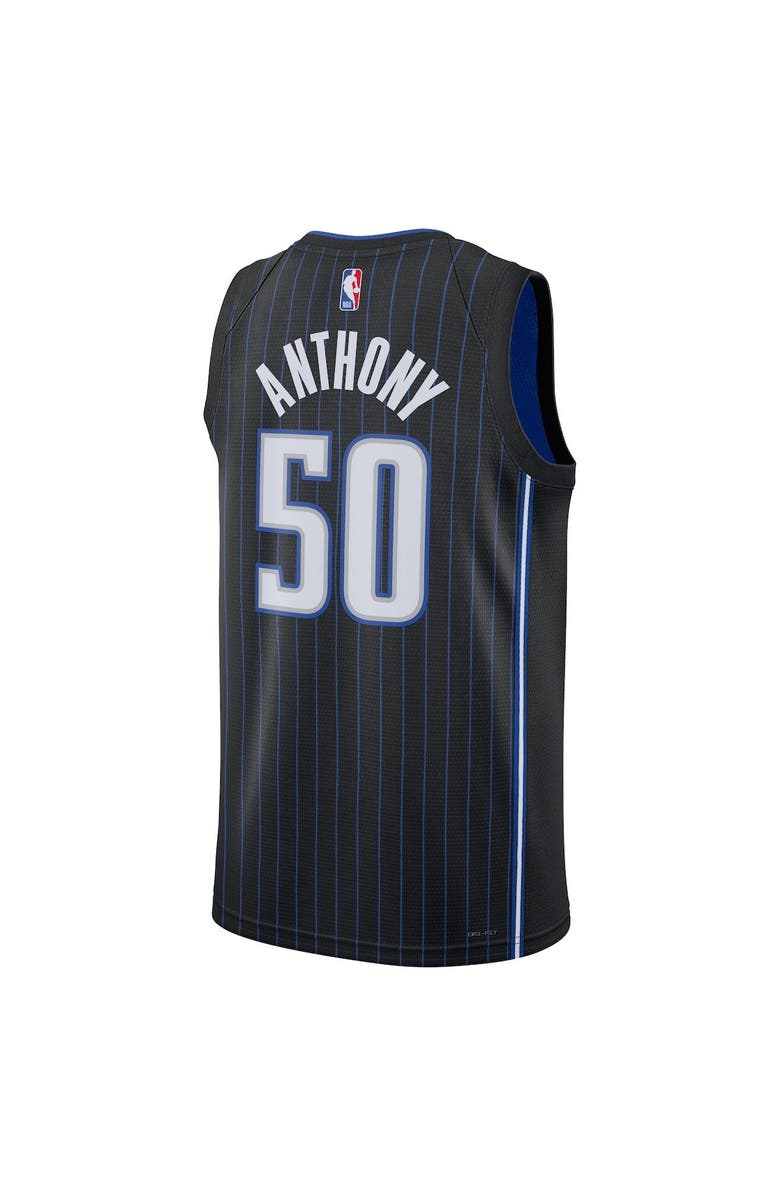 Nike Unisex Nike Cole Anthony Black Orlando Magic Swingman Jersey - Icon Edition, Alternate, color, 