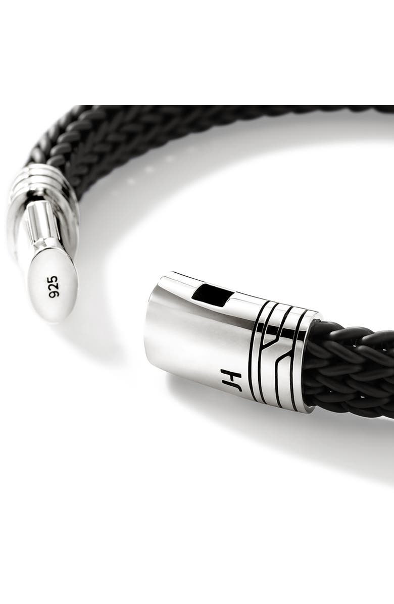 John Hardy Men's Woven Bracelet, Alternate, color, Silver