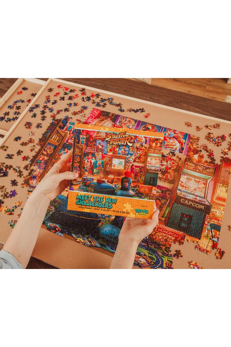 Street Fighter Meet the New Challengers 1000 Piece Jigsaw Puzzle, Alternate, color, Multi-Color