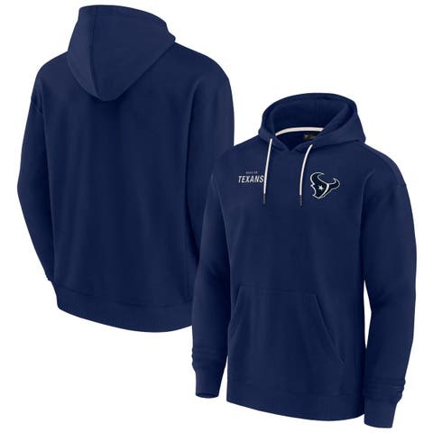 Unisex Fanatics Signature Navy Houston Texans Elements Super Soft Fleece Pullover Hoodie