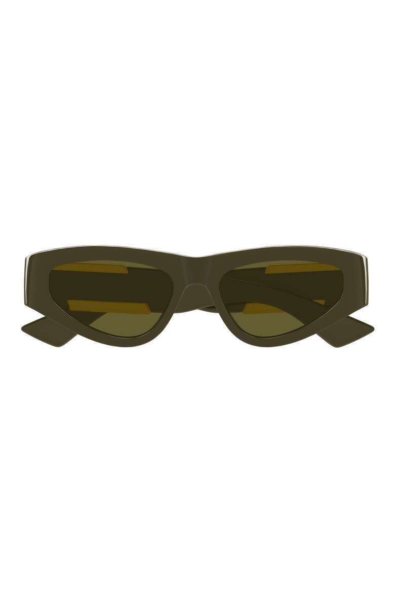 53mm Cat Eye Sunglasses, Main, color, GREY