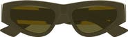 Bottega Veneta 53mm Cat Eye Sunglasses