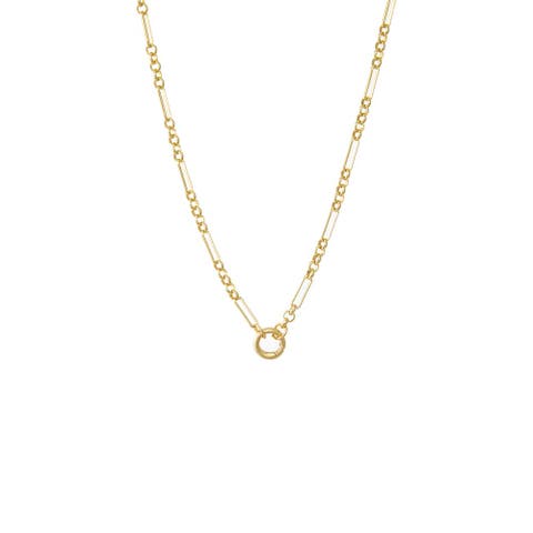 Solid Multi Chain Clicker Toggle Necklace