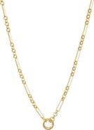 BY ADINA EDEN Solid Multi Chain Clicker Toggle Necklace