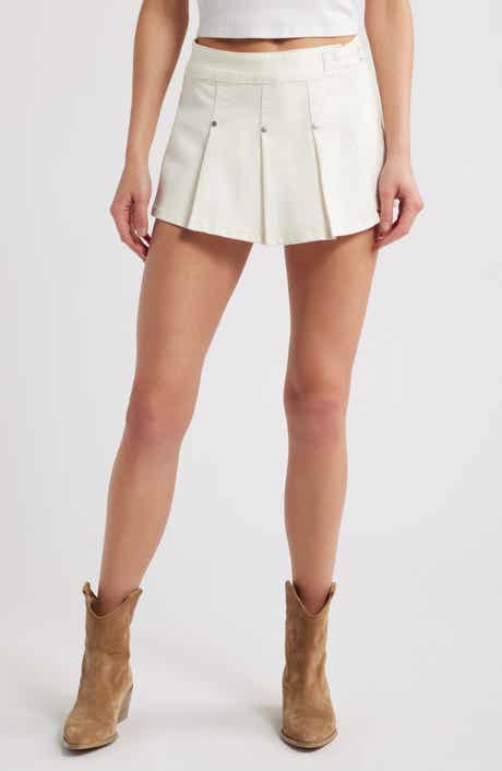 PTCL Amelia Pleated Stretch Twill Skort