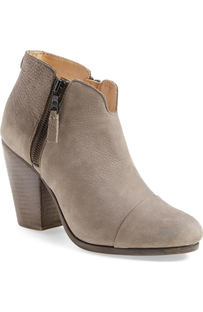 rag & bone Margot Bootie, Main, color, Granite Nubuck