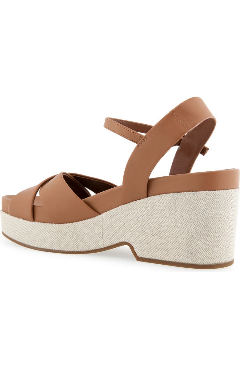 Aerosoles Chabella Platform Sandal, Alternate, color, Tan Leather